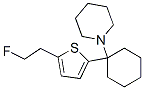 1-(1-(5-(2'-fluoroethyl)-2-thienyl)-cyclohexyl)piperidine