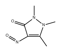 3H-Pyrazol-3-one,  1,2-dihydro-1,2,5-trimethyl-4-nitroso-,  radical  ion(1+)  (9CI)