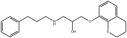 1-((3,4-Dihydro-2H-1-benzothiopyran-8-yl)oxy)-3-((3-phenylpropyl)amino )-2-propanol