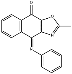2-methyl-4-(phenylimino)naphth(2,3-d)oxazol-9-one