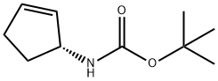 Carbamic acid, (1R)-2-cyclopenten-1-yl-, 1,1-dimethylethyl ester (9CI)