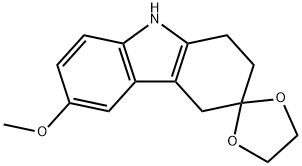 SPIRO[3H-CARBAZOLE-3,2'-[1,3]DIOXOLANE], 1,2,4,9-TETRAHYDRO-6-METHOXY-