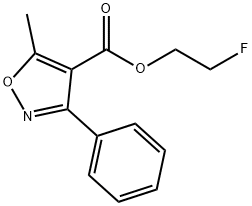 4-Isoxazolecarboxylicacid,5-methyl-3-phenyl-,2-fluoroethylester(9CI)