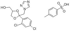 3- [2-（2,4-二氯苯基）-2-（1,2,4-三唑-1-基甲基）-1,3-二氧戊环-4-基] -2,4-二甲基苯磺酸盐