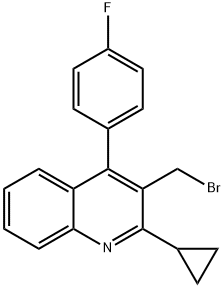 3-溴甲基-2-环丙基-4-(4'-氟苯基)喹啉