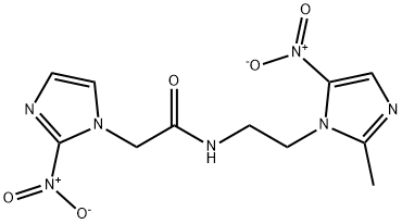 2-[3-[2-(2-methyl-5-nitro-imidazol-1-yl)ethyl]-2-nitro-2H-imidazol-1-y l]acetamide