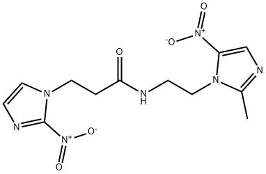 N-[3-[2-(2-methyl-5-nitro-imidazol-1-yl)ethyl]-2-nitro-2H-imidazol-1-y l]propanamide