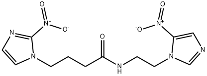 N-[2-nitro-3-[2-(5-nitroimidazol-1-yl)ethyl]-2H-imidazol-1-yl]butanami de