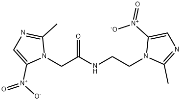 2-[2-methyl-3-[2-(2-methyl-5-nitro-imidazol-1-yl)ethyl]-5-nitro-2H-imi dazol-1-yl]acetamide