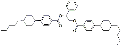 双[4-(反式-4-戊基环己基)苯甲酸](R)-1-苯基-1,2-亚乙酯