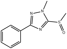 1H-1,2,4-Triazole, 1-methyl-5-(methylsulfinyl)-3-phenyl-