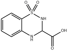 1,1-dioxo-3,4-dihydro-2H-1,2,4-benzothiadiazine-3-carboxylic acid