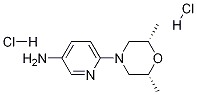 6-[(2R,6S)-2,6-Dimethylmorpholin-4-yl]pyridin-3-amine dihydrochloride