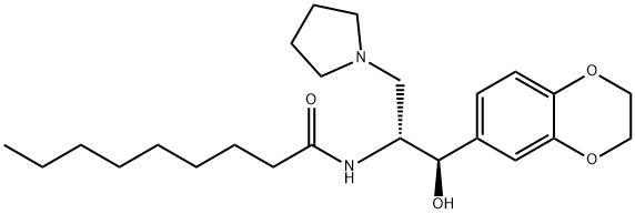N-[(1R,2R)-1-(2,3-二氢苯并[B][1,4]二恶英-6-基)-1-羟基-3-(吡咯烷-1-基)丙-2-基]壬酰胺