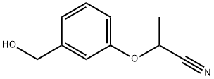 Propanenitrile, 2-[3-(hydroxymethyl)phenoxy]- (9CI)