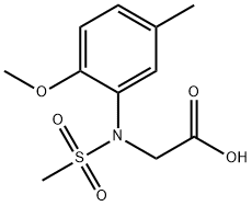 [甲磺酰基-(2-甲氧基-5-甲基-苯基)-氨基]-乙酸