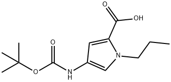 1H-Pyrrole-2-carboxylicacid,4-[[(1,1-dimethylethoxy)carbonyl]amino]-1-propyl-(9CI)