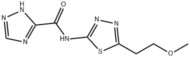 1H-1,2,4-Triazole-3-carboxamide,N-[5-(2-methoxyethyl)-1,3,4-thiadiazol-2-yl]-