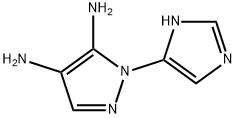 1H-Pyrazole-4,5-diamine,  1-(1H-imidazol-4-yl)-  (9CI)