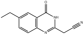 2-Quinazolineacetonitrile,6-ethyl-1,4-dihydro-4-oxo-(9CI)