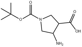 4-氨基-1-(叔丁氧基羰基)吡咯烷-3-羧酸