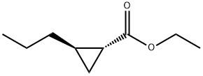 Cyclopropanecarboxylic acid, 2-propyl-, ethyl ester, (1R,2R)- (9CI)
