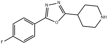 4-(5-(4-氟苯基)-1,3,4-噁二唑-2-基)哌啶
