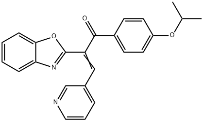 (2Z)-2-(1,3-benzoxazol-2-yl)-1-[4-(propan-2-yloxy)phenyl]-3-(pyridin-3-yl)prop-2-en-1-one