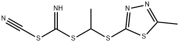 METHYL [(5-METHYL-1,3,4-THIADIAZOL-2-YLTHIO)METHYL] CYANOCARBONIMIDODITHIOATE