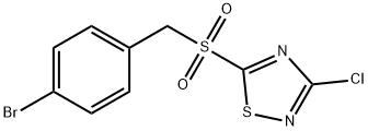5-(4-BROMOBENZYLSULFONYL)-3-CHLORO-1,2,4-THIADIAZOLE
