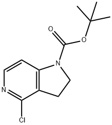 4-氯-2,3-二氢-1H-吡咯并[3,2-C]吡啶-1-甲酸叔丁酯