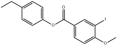 4-ethylphenyl 3-iodo-4-methoxybenzoate