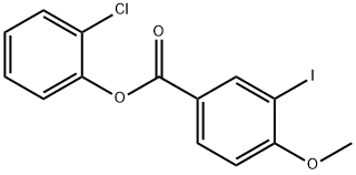 2-chlorophenyl 3-iodo-4-methoxybenzoate