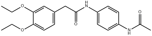 N-[4-(acetylamino)phenyl]-2-(3,4-diethoxyphenyl)acetamide