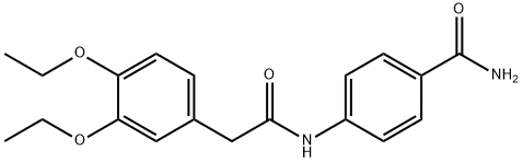 4-{[(3,4-diethoxyphenyl)acetyl]amino}benzamide