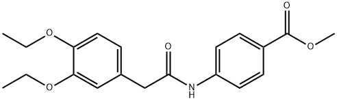 methyl 4-{[(3,4-diethoxyphenyl)acetyl]amino}benzoate
