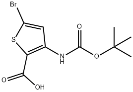 5-溴-3-((叔丁氧基羰基)氨基)噻吩-2-羧酸