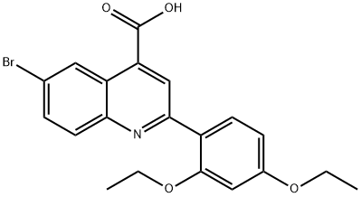 6-BROMO-2-(2,4-DIETHOXY-PHENYL)-QUINOLINE-4-CARBOXYLIC ACID