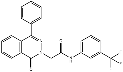 2-(1-oxo-4-phenylphthalazin-2(1H)-yl)-N-[3-(trifluoromethyl)phenyl]acetamide