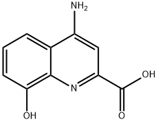2-Quinolinecarboxylicacid,4-amino-8-hydroxy-(9CI)