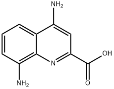 2-Quinolinecarboxylicacid,4,8-diamino-(9CI)