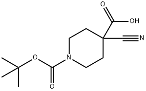 1-BOC-4-氰基呱啶-4-甲酸