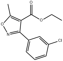 4-Isoxazolecarboxylicacid,3-(3-chlorophenyl)-5-methyl-,ethylester(9CI)