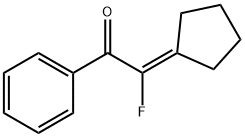 Ethanone, 2-cyclopentylidene-2-fluoro-1-phenyl- (9CI)