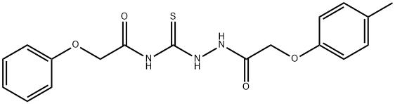N-({2-[(4-methylphenoxy)acetyl]hydrazino}carbonothioyl)-2-phenoxyacetamide