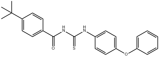 4-tert-butyl-N-{[(4-phenoxyphenyl)amino]carbonothioyl}benzamide