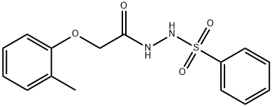2-(2-methylphenoxy)-N'-(phenylsulfonyl)acetohydrazide