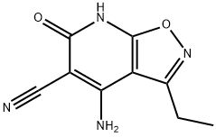 Isoxazolo[5,4-b]pyridine-5-carbonitrile, 4-amino-3-ethyl-6,7-dihydro-6-oxo- (9CI)