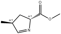 2H-Pyrrole-2-carboxylicacid,3,4-dihydro-4-methyl-,methylester,(2R,4S)-rel-