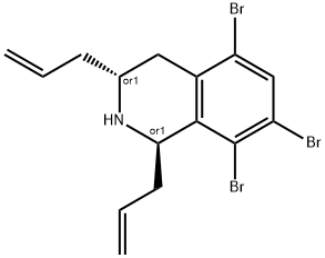 (1S,3S)-5,7,8-tribromo-1,3-di(prop-2-en-1-yl)-1,2,3,4-tetrahydroisoquinoline